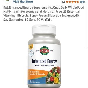 KAL Enhanced Energy Supplements